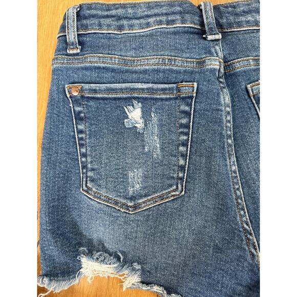 Judy Blue Cut Off Distressed Jean Shorts - Picture 8 of 8